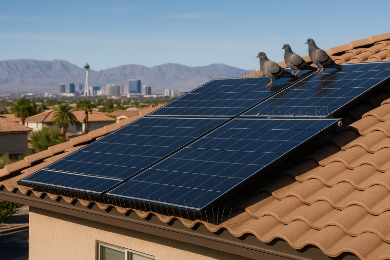 solar panel bird control